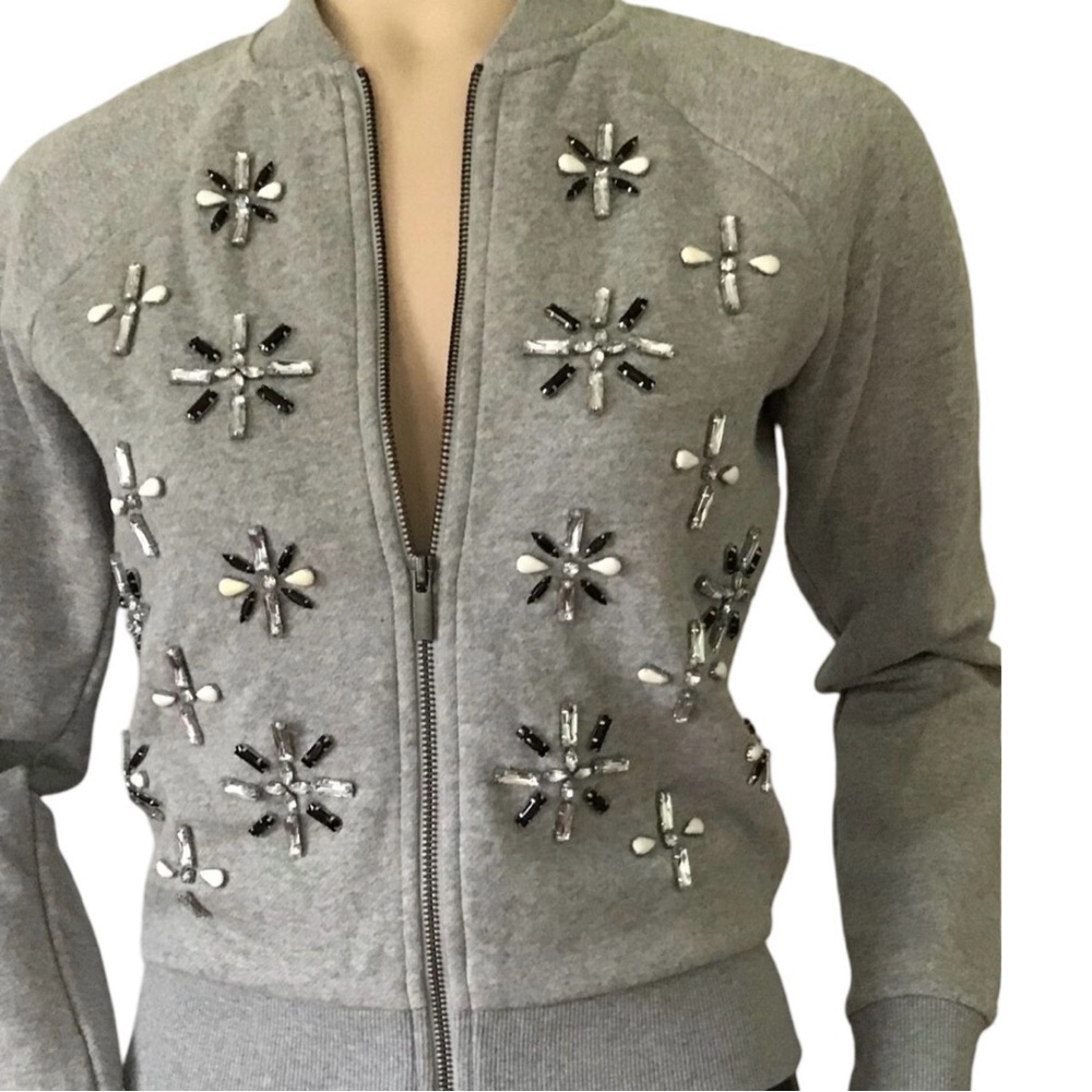 Embellished Gray Jacket - Picture 4 of 8